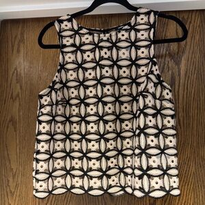 Express Geometric Lace Tank Top